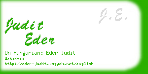 judit eder business card